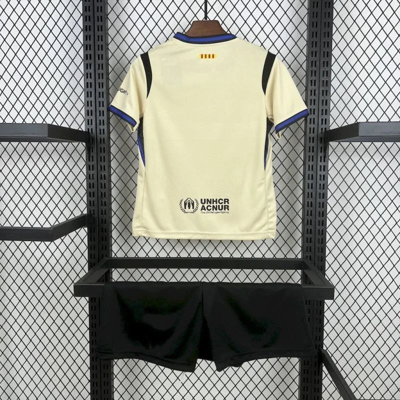 Barca 2025 Away Jersey Kids