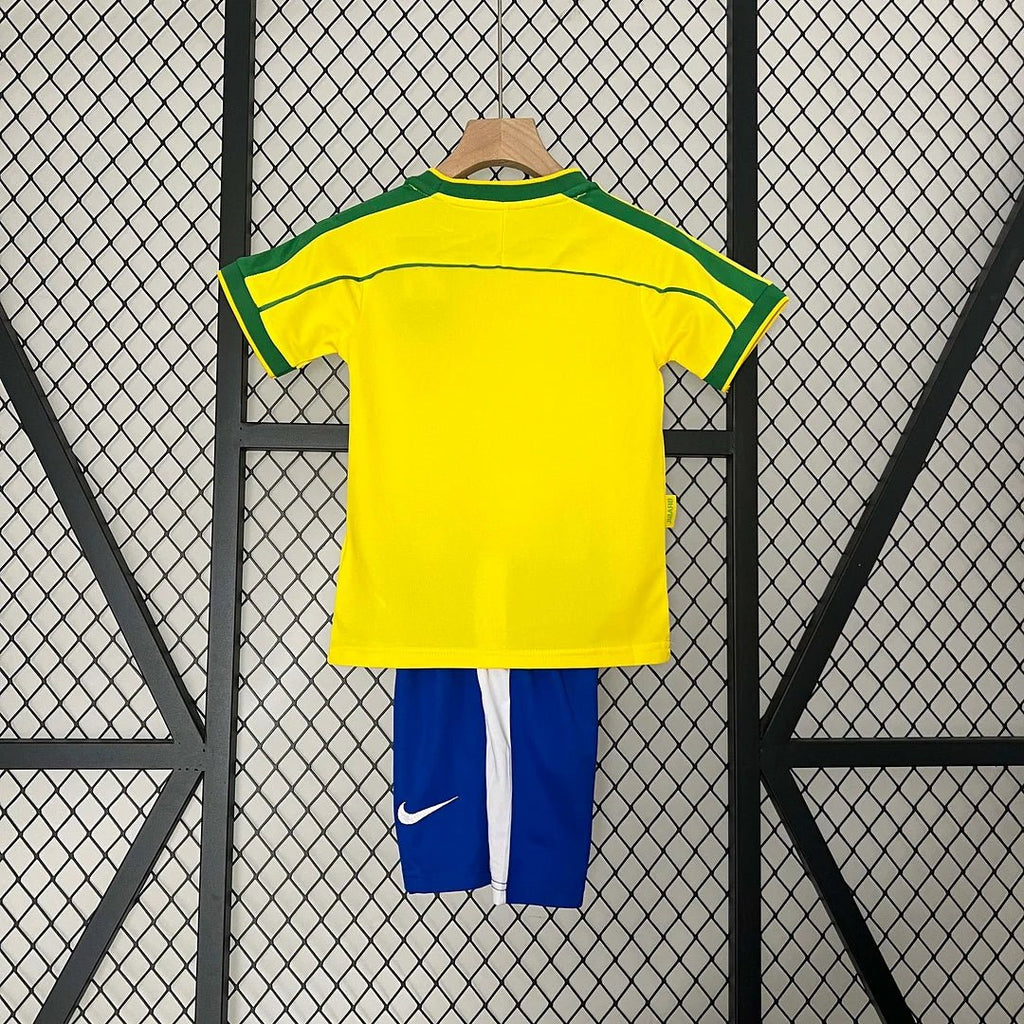Brazil 1998 Home Jersey Kids