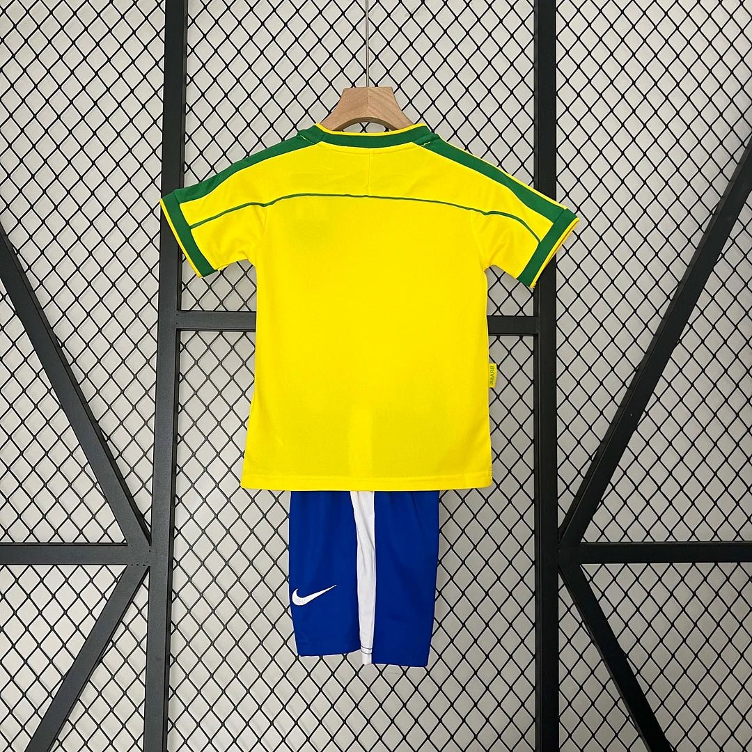 Brazil 1998 Home Jersey Kids
