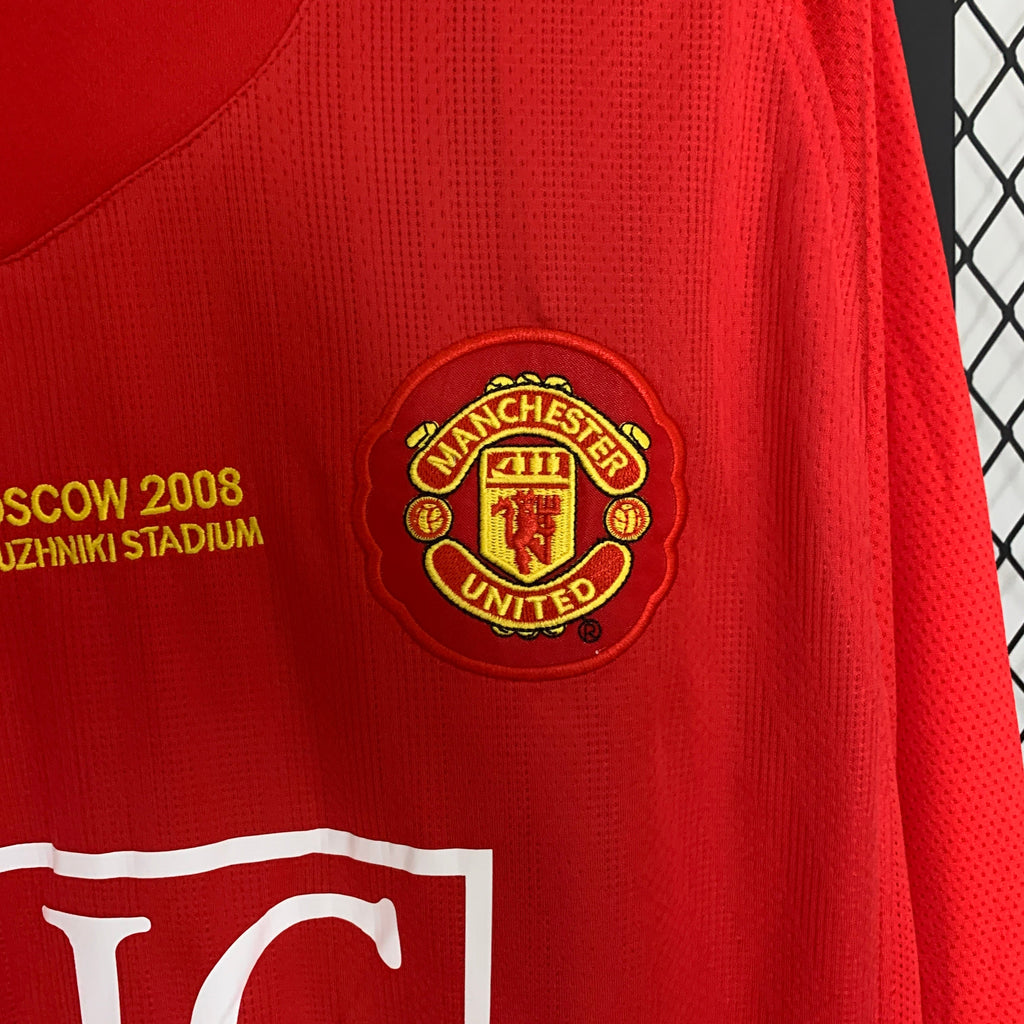 Manchester United 07/08 Heimtrikot Langarm