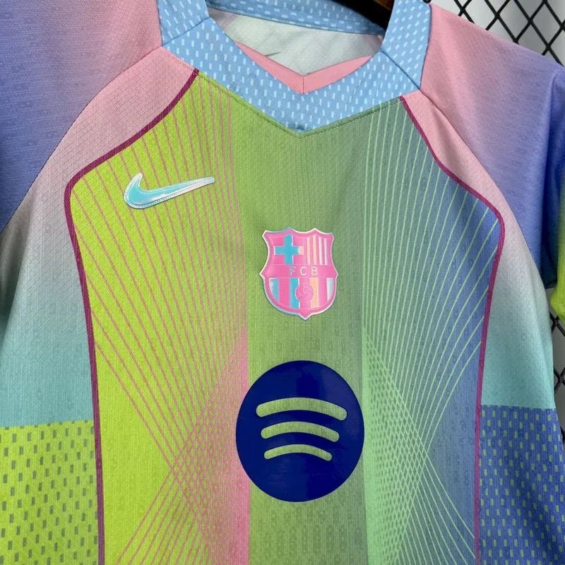 Barca 2025 Pink & Lilac Special Jersey Kids