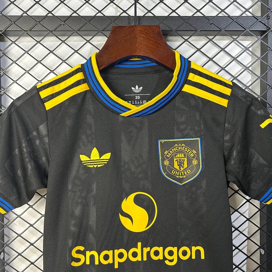Man United 2025 Third Jersey Kids