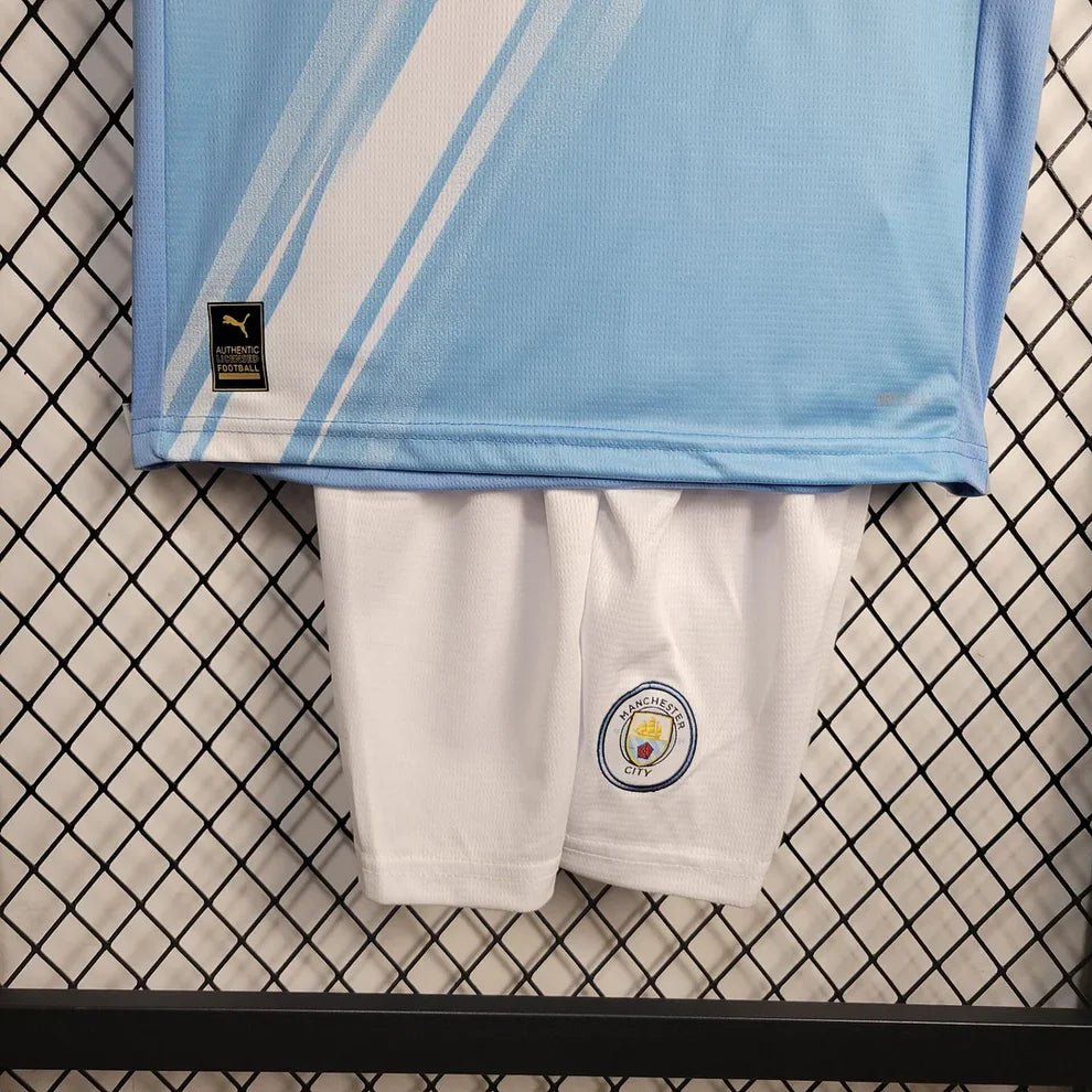 Man City 2025 Home Jersey Kids