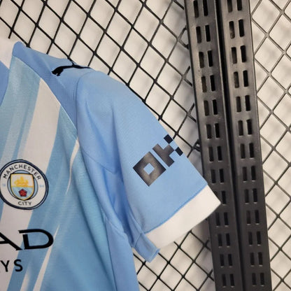 Man City 2025 Home Jersey Kids