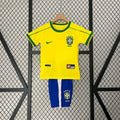 Brazil 1998 Home Jersey Kids