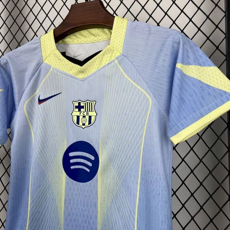 Barca 2025 Celeste Special Jersey Kids