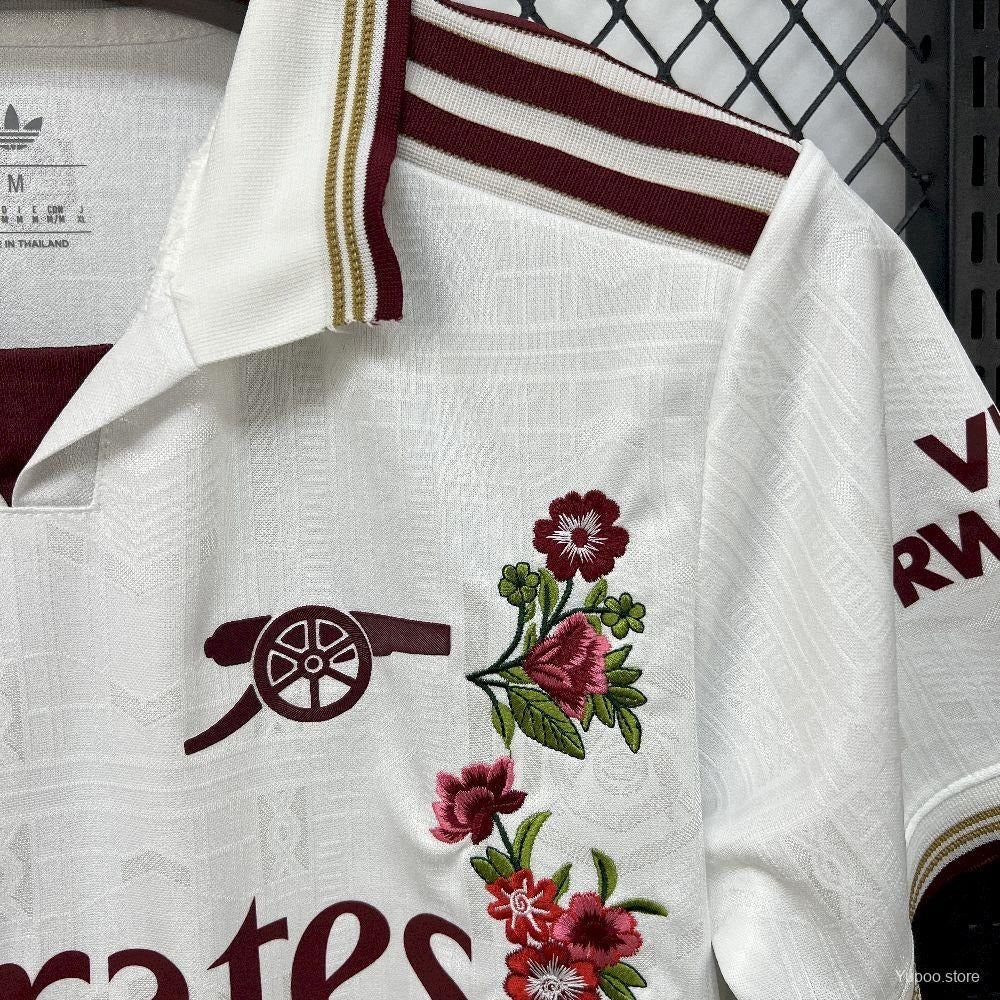 Arsenal Drittes Trikot Gestickte Blumen 2025/26