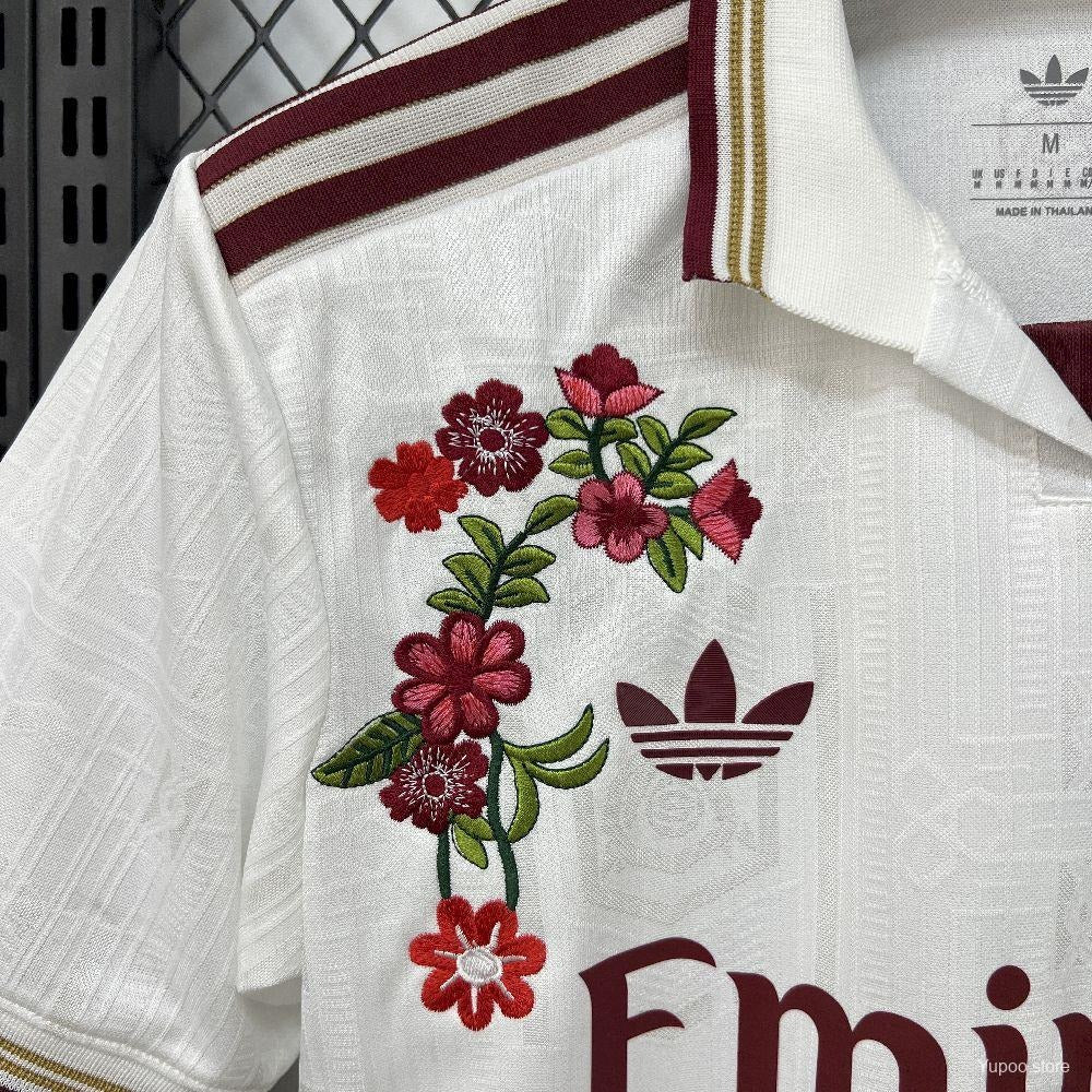 Arsenal Drittes Trikot Gestickte Blumen 2025/26