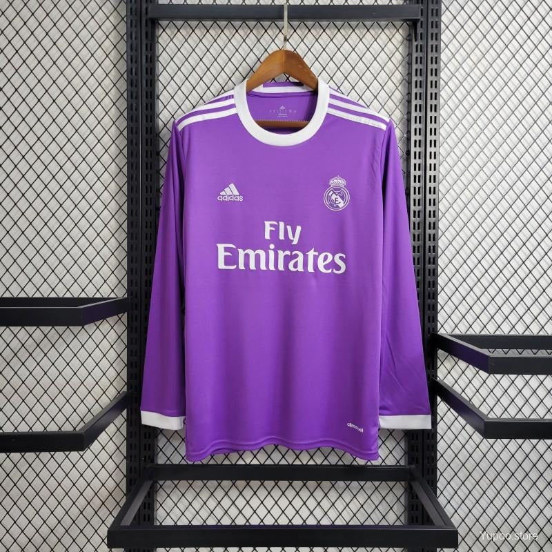 Real Madrid Auswärtstrikot Langarm 2016/17