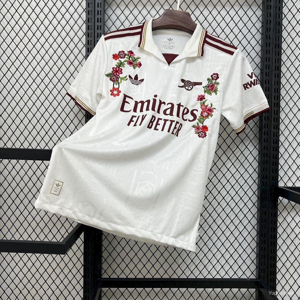 Arsenal Drittes Trikot Gestickte Blumen 2025/26