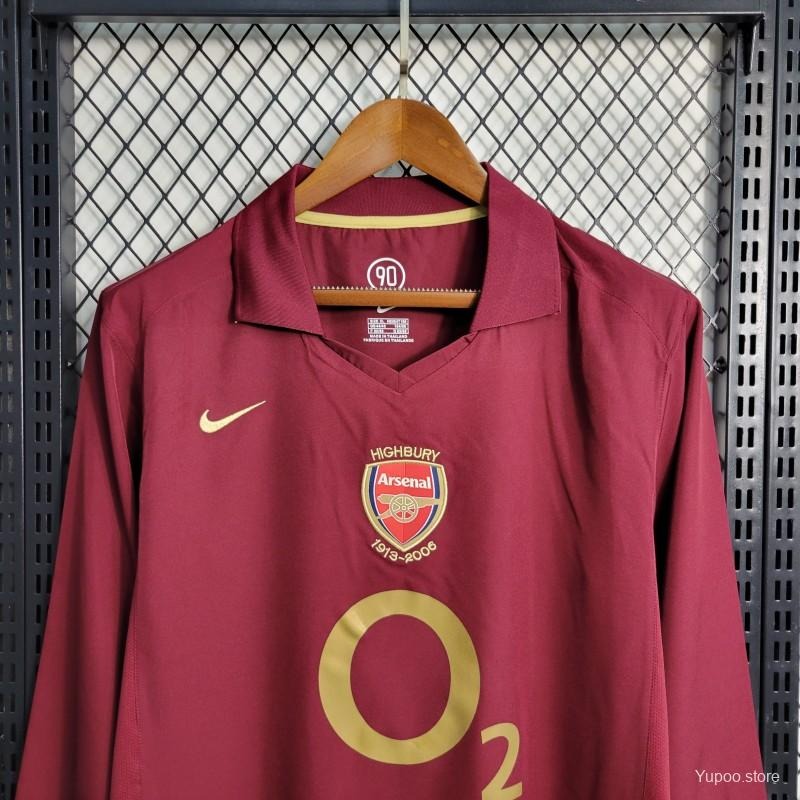 Arsenal Heim Langarm 2005/06