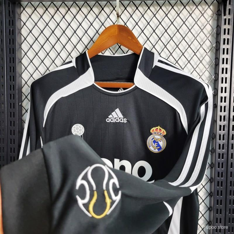 Real Madrid Auswärtstrikot Langarm 06/07