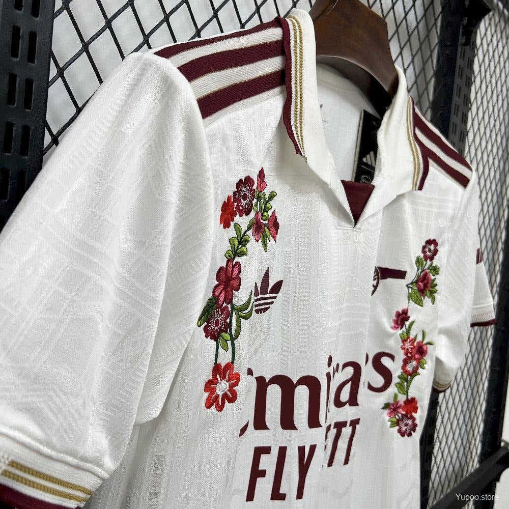 Arsenal Drittes Trikot Gestickte Blumen 2025/26