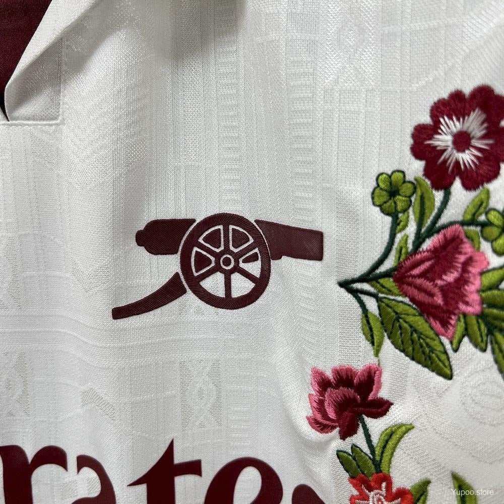Arsenal Drittes Trikot Gestickte Blumen 2025/26