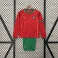 Portugal 2004 Home L/S Jersey Kids