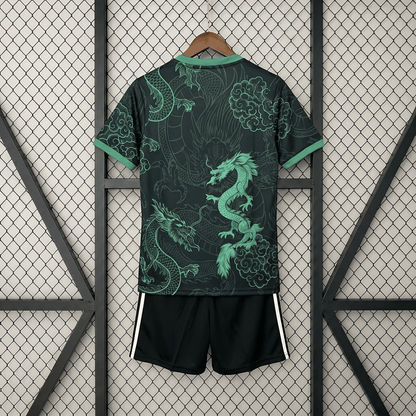 Real Madrid 2025 Chinese Dragon Emerald Special Jersey Kids