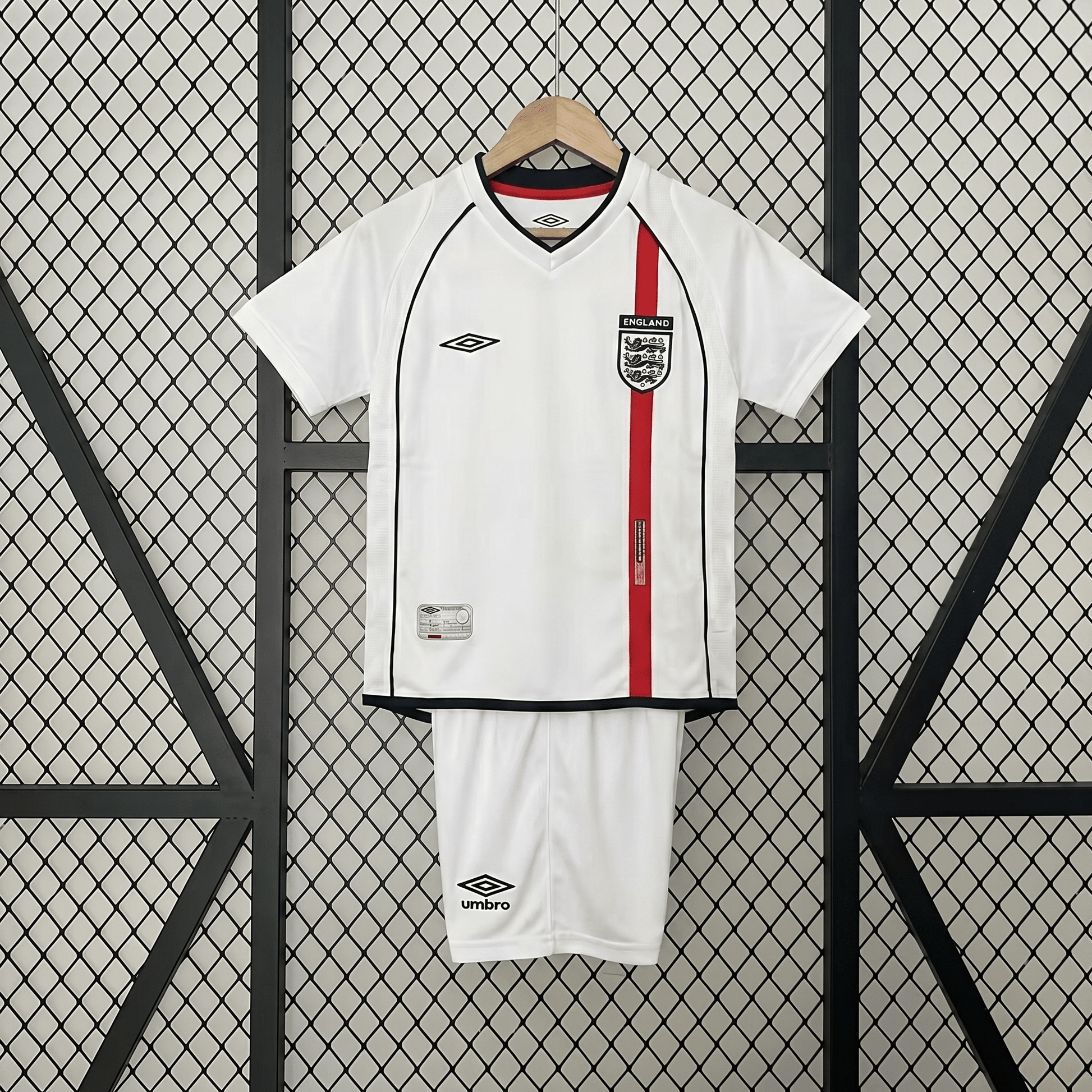 England 2002 Home Jersey Kids