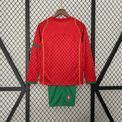 Portugal 2004 Home L/S Jersey Kids