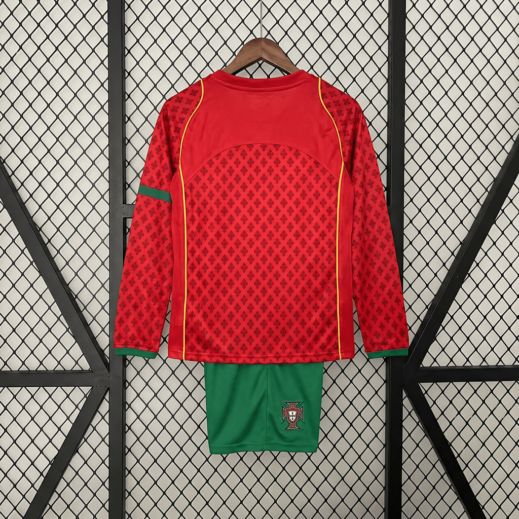 Portugal 2004 Home L/S Jersey Kids