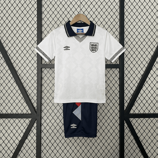England 1990 Home Jersey Kids